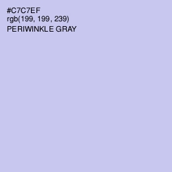 #C7C7EF - Periwinkle Gray Color Image